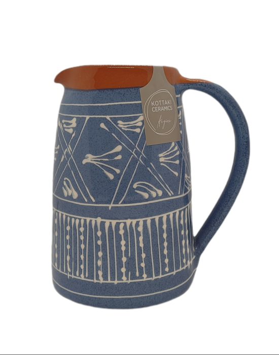 Κεραμική Κανάτα Μπλε Μοτίβο
