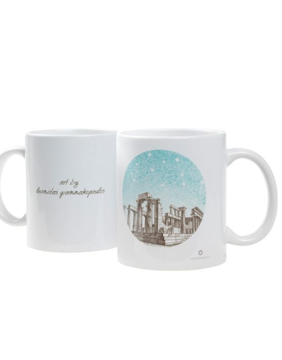 Coffee Mug depicting Aphaia Temple