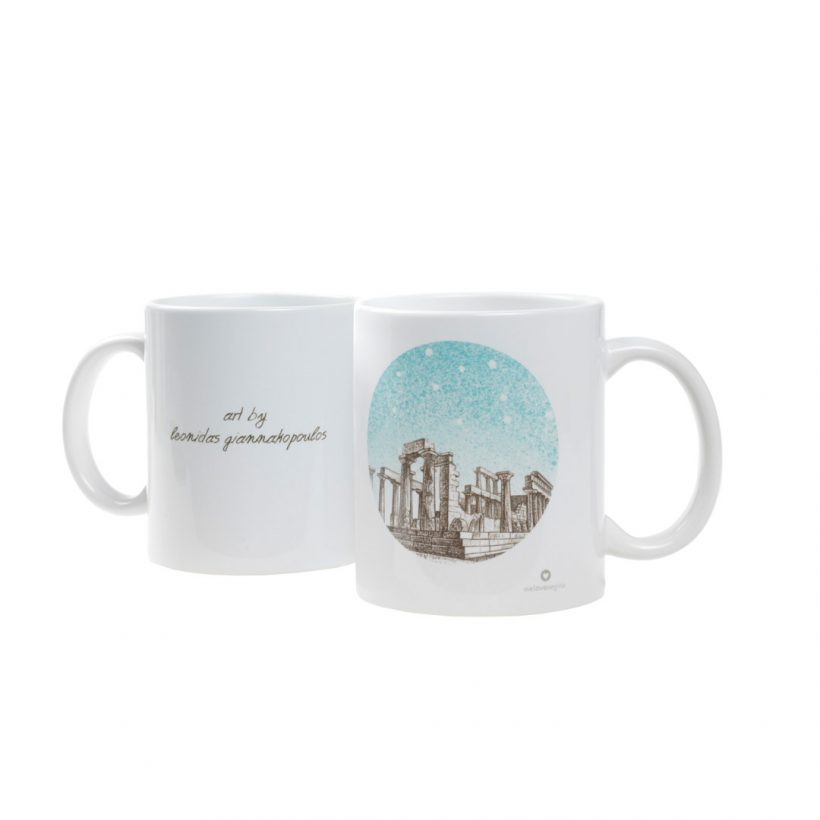 Coffee Mug depicting Aphaia Temple