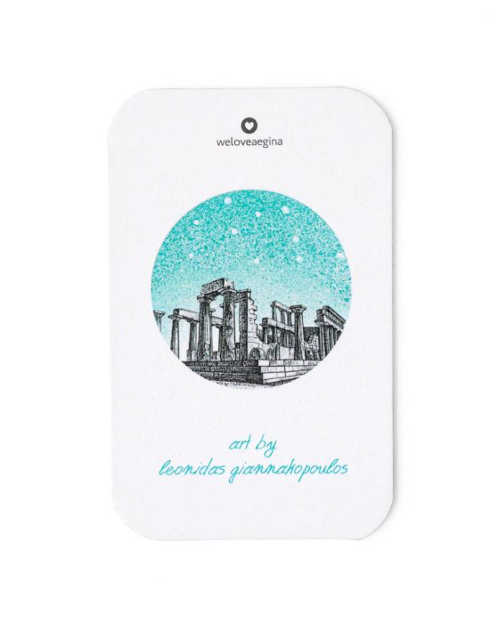 Magnet depicting Aphaia Temple