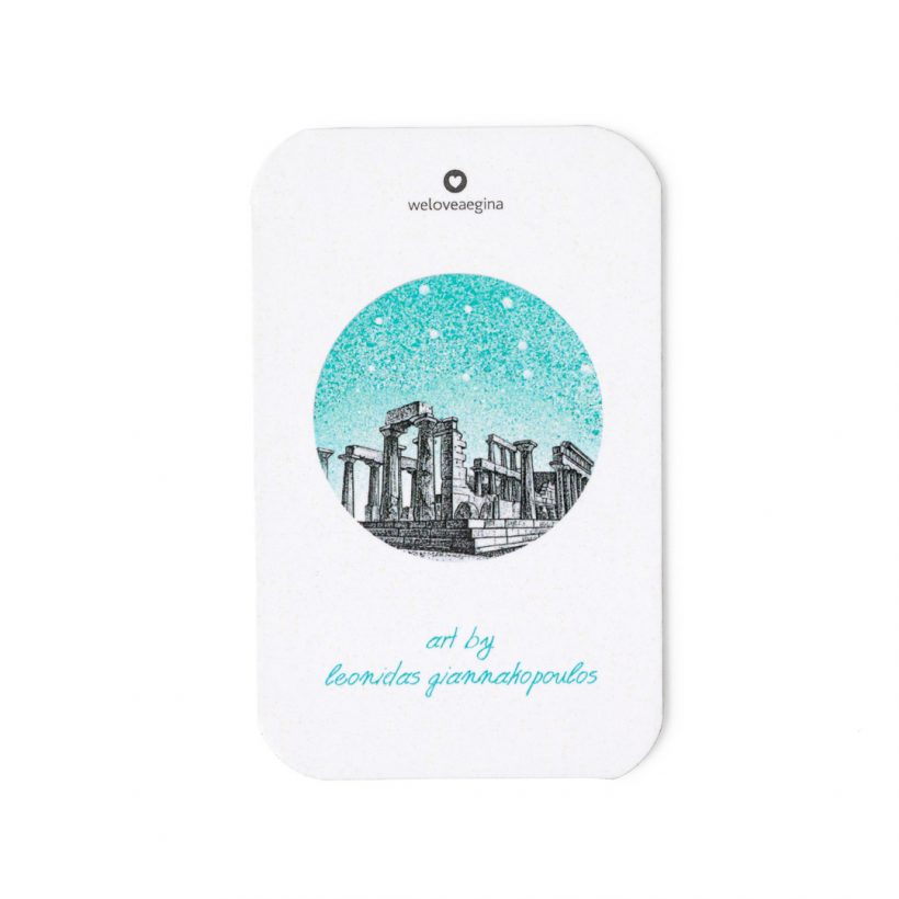 Magnet depicting Aphaia Temple